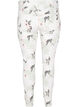 Amy jeans met hoge taille en bloemenprint, White Flower AOP L78, Packshot image number 1