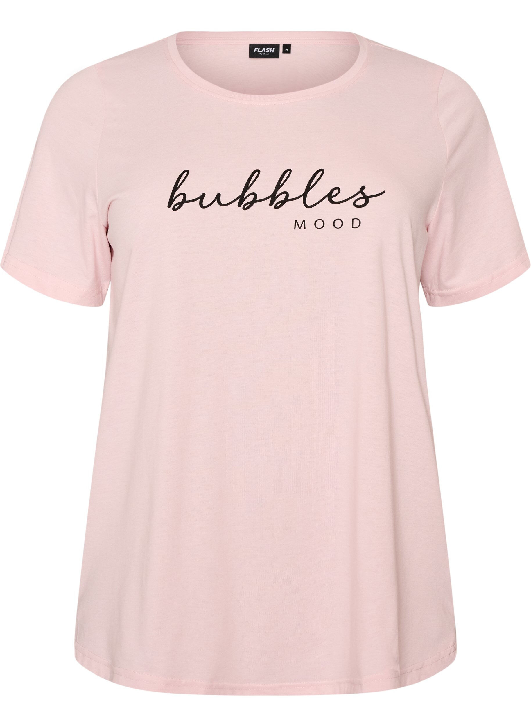 ZizziT-shirt met print, Roze, Packshot image number 0