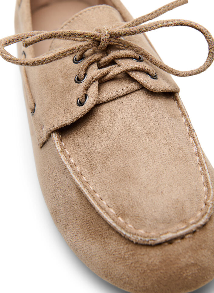 Imitatie su&egrave;de mocassins, Beige, Packshot image number 2