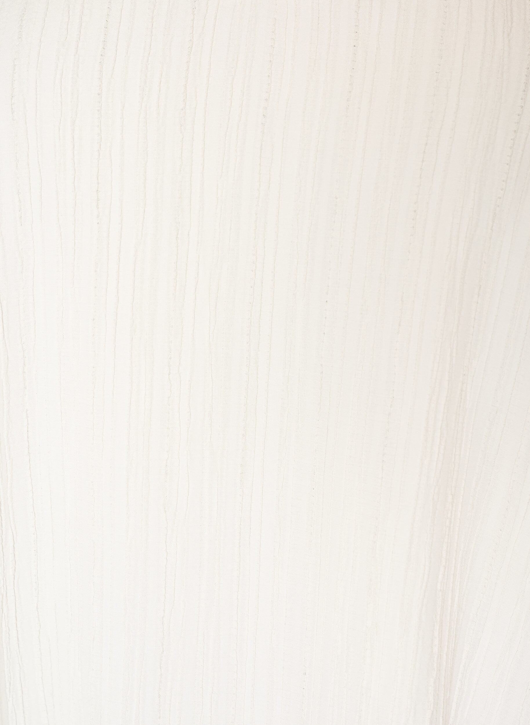 ZizziBlouse met textuur, V-hals en ruches, Vanille, Packshot image number 2