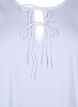 Tuniek van viscose met strikjes, Bright White, Packshot image number 2