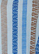 Korte jurk in linnen en viscose met 3/4 mouwen, Blauw, Packshot image number 2
