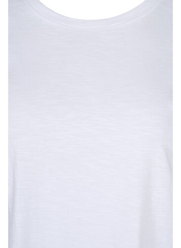 Set van 2 basic t-shirts in katoen, Navy B/B White, Packshot image number 3