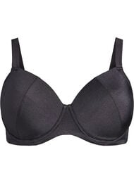 Beugel bikini top met hoge ondersteuning, Zwart