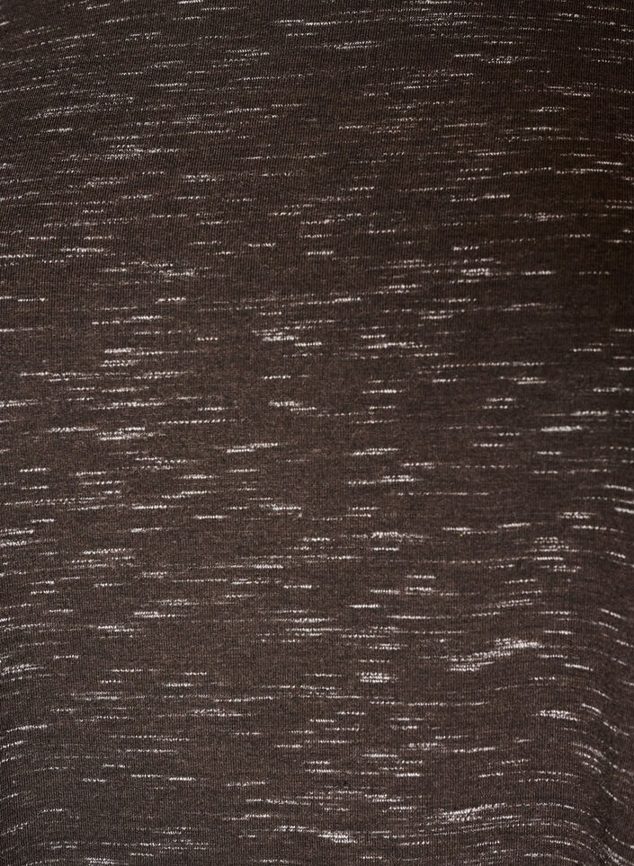Los workout T-shirt met korte mouwen, Bruin, Packshot image number 2