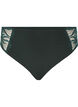 Tai slip met borduursel en normale taille, Groen, Packshot image number 0