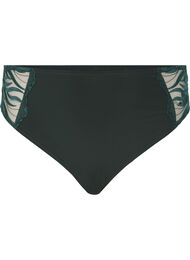 Tai slip met borduursel en normale taille, Groen