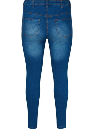 Super smalle Amy jeans met hoge taille, Blue denim, Packshot image number 1