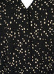Shirtblouse met V-hals en print, Black Dot AOP, Packshot image number 2