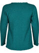 Blouse met lange mouwen en strassstenen, Groen, Packshot image number 1