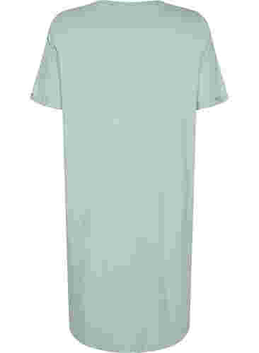 Katoenen nachthemd met print, Green Milieu w. Day, Packshot image number 1