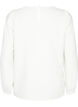 Blouse van viscose met gehaakt detail, Bright White, Packshot image number 1