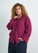 Vest in zacht breisel met goudkleurige knopen, Rood, Model image number 0