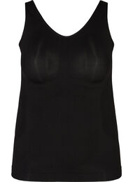 Shapewear top met brede bandjes, Zwart