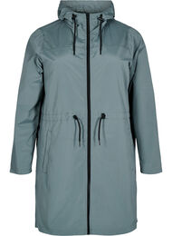 FLASH - Waterafstotende parka met capuchon, Groen