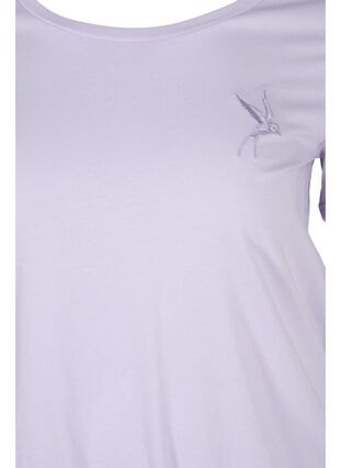 Katoenen t-shirt met print, Thistle Bird, Packshot image number 2