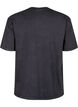 T-shirt met parels, Grey washed, Packshot image number 1