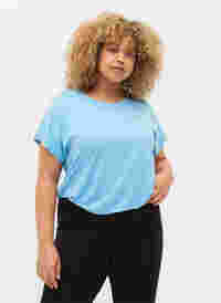 Trainings T-shirt met korte mouwen, Alaskan Blue, Model