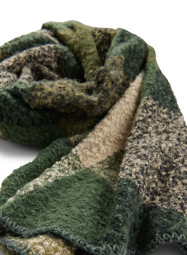 Gekleurde sjaal, Green, Packshot image number 1