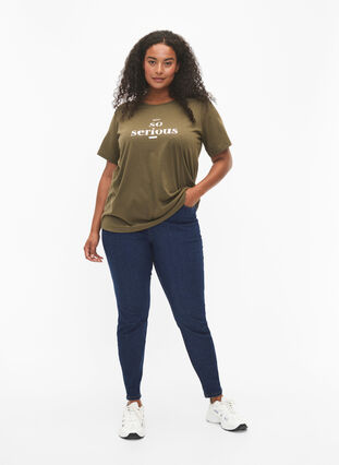 FLASH - T-shirt met motief, Ivy Green, Model image number 2