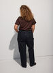 Katoenen T-shirt met print aan de voorkant, Bruin, Model image number 2