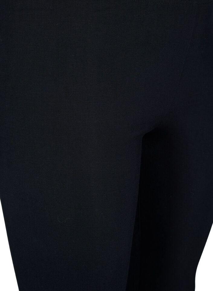 Viscose legging met stippen, Black, Packshot image number 2
