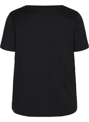 Sport-T-shirt met print, Black w. LFT, Packshot image number 1