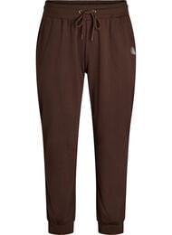 Losse trainingsbroek met zakken, Bruin