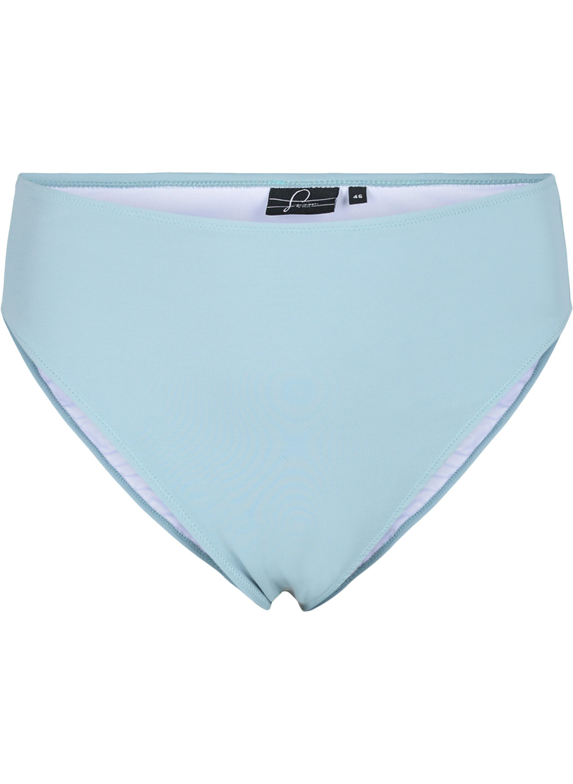 Zizzi Bikinibroekje met hoge taille, Blauw, Packshot image number 0