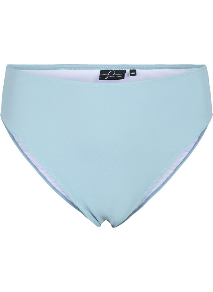 Bikinibroekje met hoge taille, Blauw, Packshot image number 0