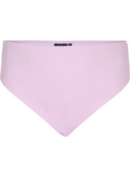 Bikinislip met crêpestructuur, Paars