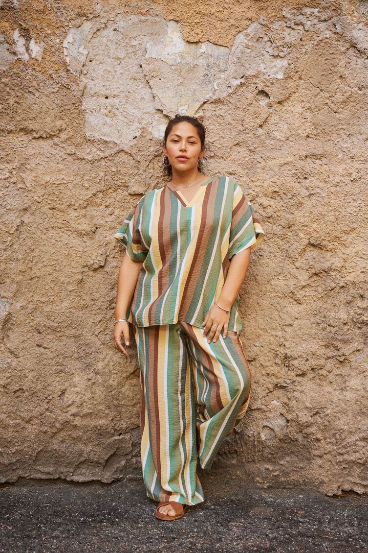 Gestreepte set, , Model