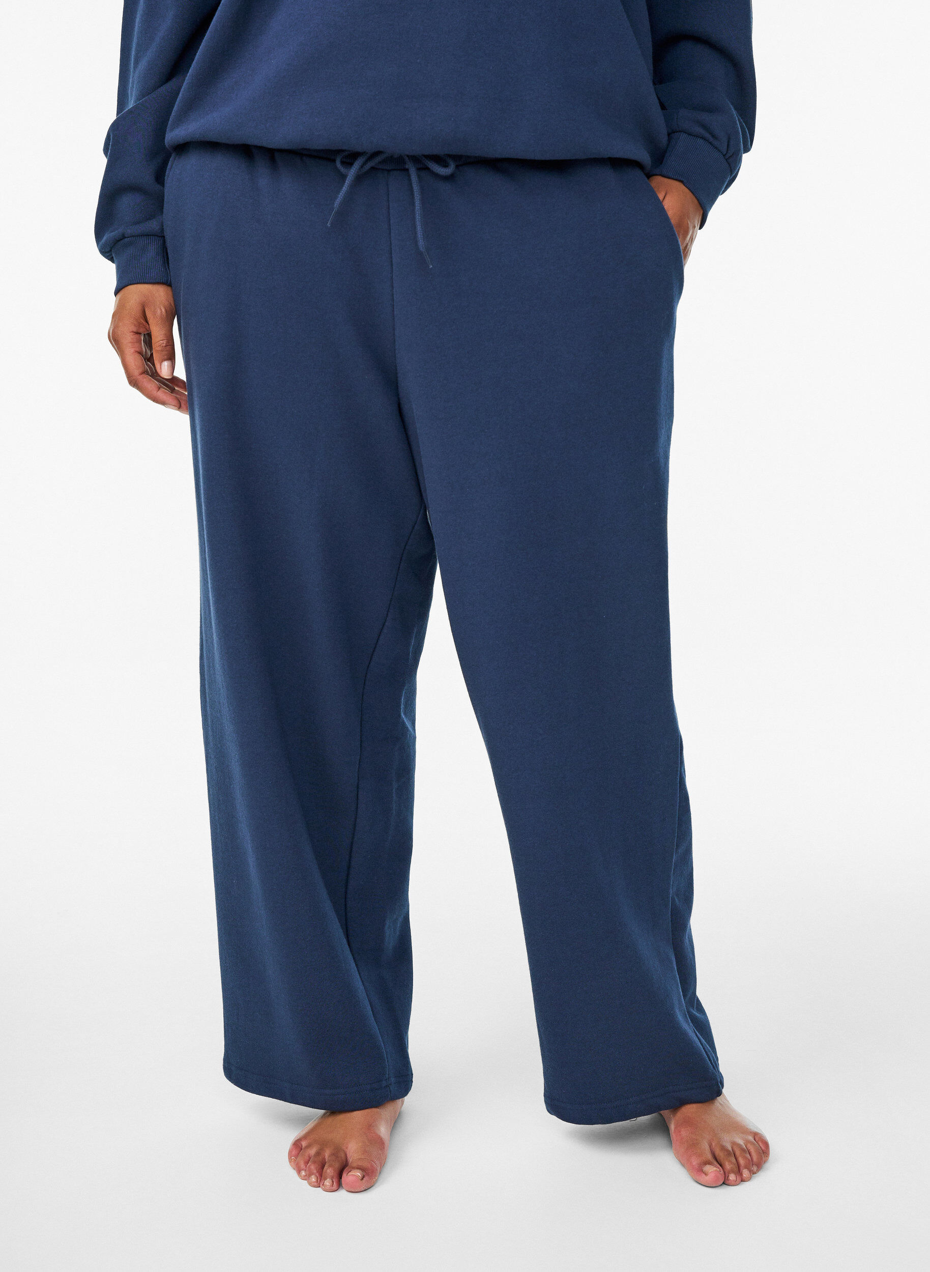 ZizziJoggingbroek met zakken, Blauw, Model image number 2