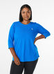Training blouse met 3/4 mouwen, Blauw, Model image number 0