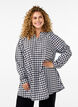 Geruite tuniek met V-hals, Black/W. Gingham, Model image number 0