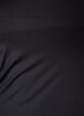 Nauwsluitende basic top van een gladde stof, Zwart, Packshot image number 2