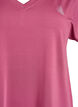 Losvallend sport T-shirt met V-hals, Rood, Packshot image number 2
