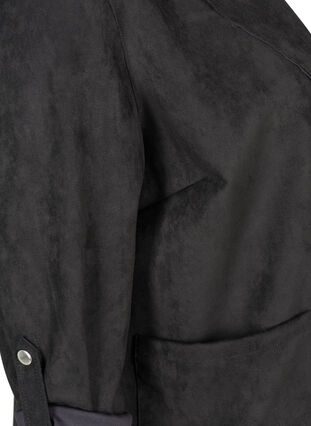 Open jas met grote zakken, Black, Packshot image number 3