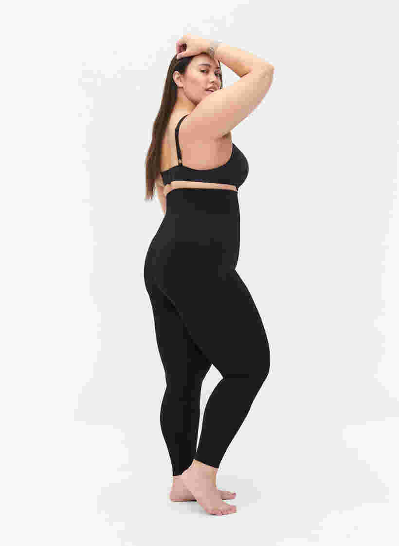 Shapewear legging met hoge taille, Black, Model image number 1