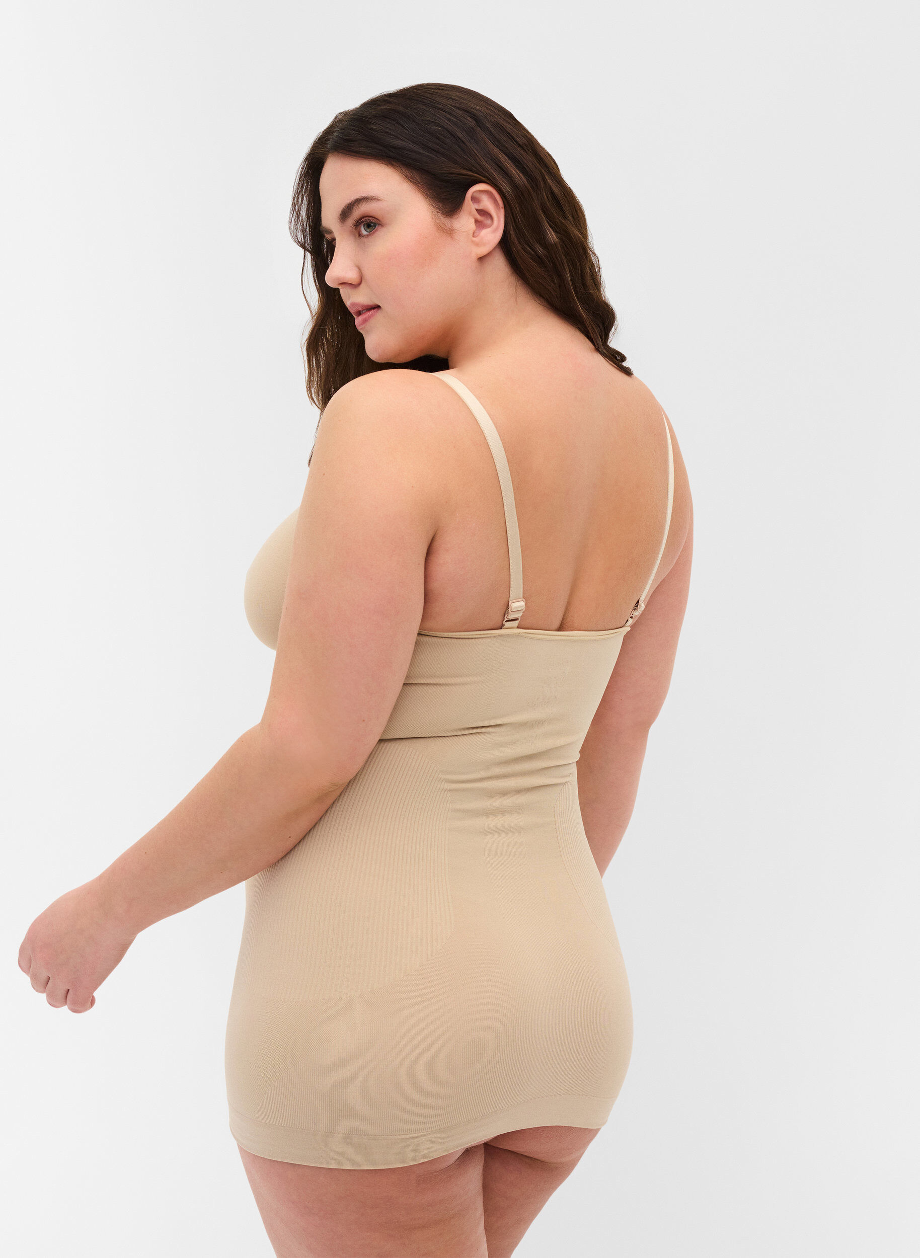 Zizzi Shapewear Top, Beige, Model image number 1