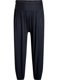 Loszittende harembroek, Zwart