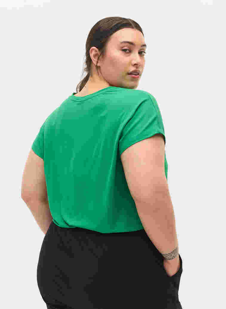 Effen sportshirt, Jolly Green, Model image number 1
