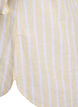 Linnen en viscose shirt met 3/4 mouwen, Beige, Packshot image number 3