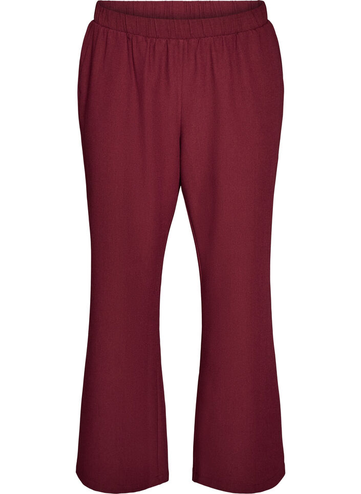 Broek met zakken en een losse pasvorm, Rood, Packshot image number 0