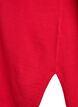 Fijngebreide blouse met V-hals en voorkantdetail, Rood, Packshot image number 3