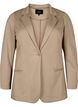 Eenvoudige blazer met knoopsluiting, Beige, Packshot image number 0