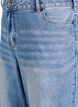 Jeans met rechte, wijde pijpen en stikdetails, Blauw, Packshot image number 2