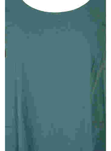 Katoenen jurk met korte mouwen, Sea Pine, Packshot image number 2