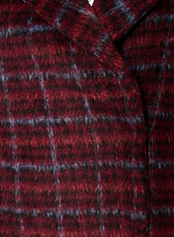 Geruit jasje met zakken, Rood, Packshot image number 2