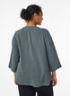 Blouse met 3/4 mouwen, Groen, Model image number 2